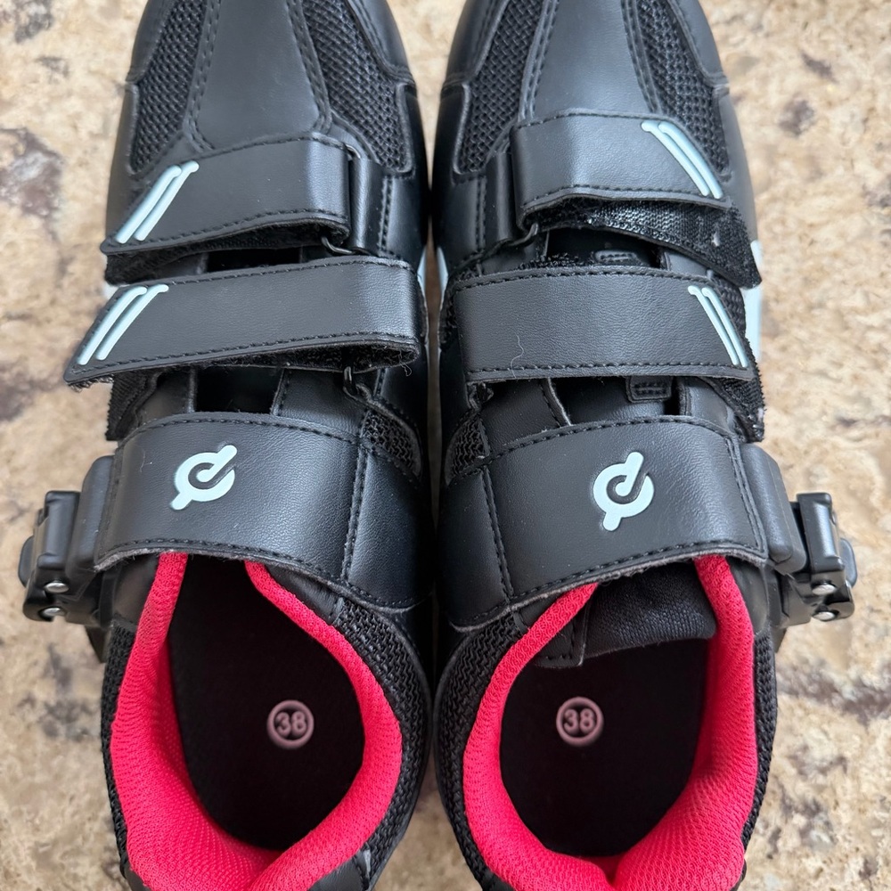 Peloton Black Cycling Shoes